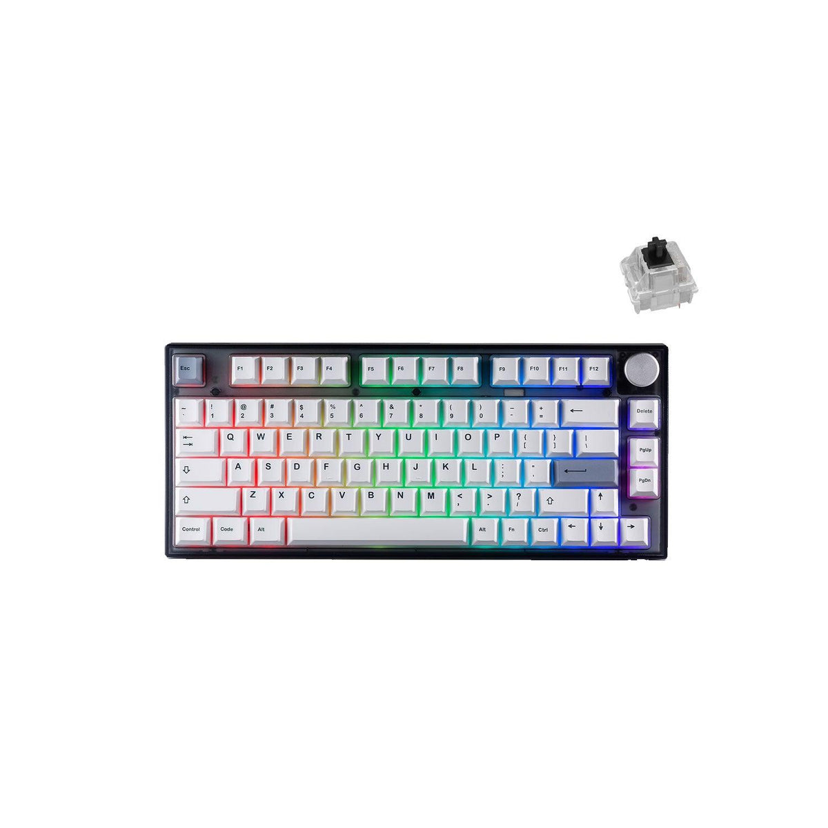Tecware Veil 80 75% Mechanical Keyboard (Gateron Black Switch) - DataBlitz