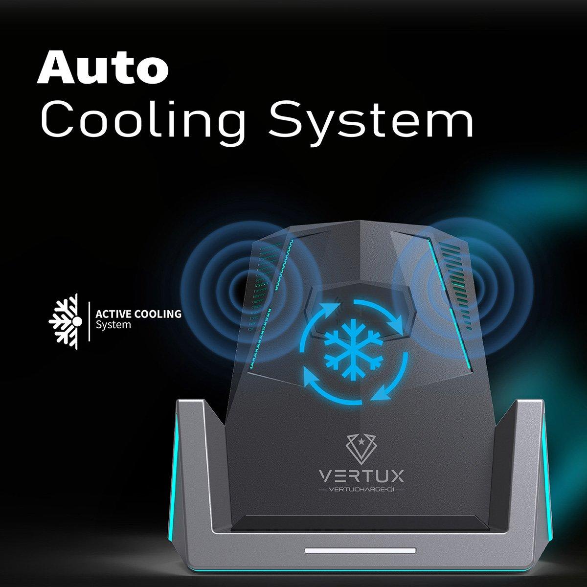 VERTUX VERTUCHARGE-QI 15W PRO-GAMING WIRELESS CHARGING STATION - DataBlitz