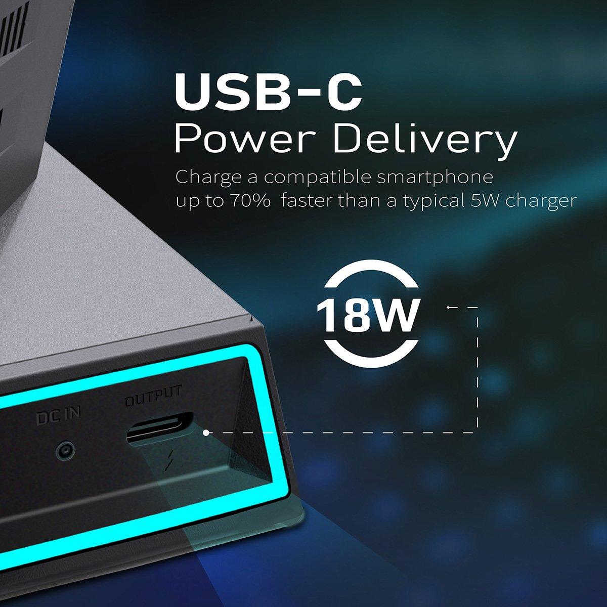 VERTUX VERTUCHARGE-QI 15W PRO-GAMING WIRELESS CHARGING STATION - DataBlitz