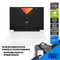 HP Victus 15-FB0037AX Laptop (Ceramic White) | 15.6” FHD | Ryzen 5 5600H | 8GB RAM | 512GB SSD | GTX 1650 | Windows 11 | MS Office Home & Student 2021 | HP Prelude 15.6” Topload Bag - DataBlitz