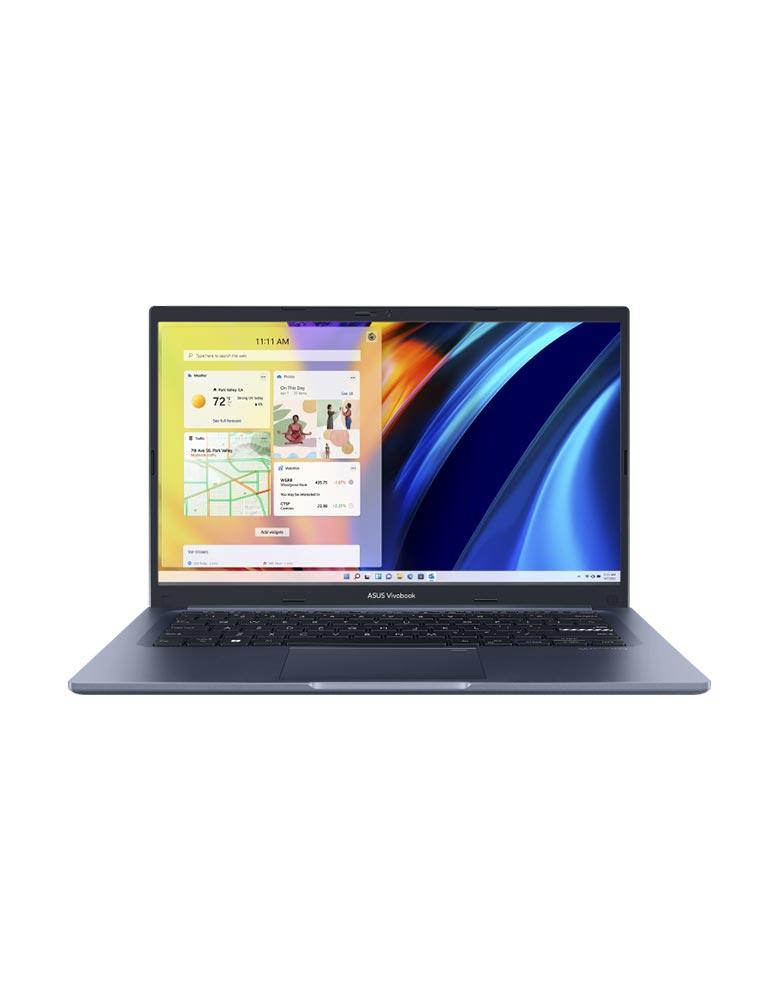 Asus Vivobook 14 X1402ZA-AM441WS Laptop (Quiet Blue) | 14" FHD | i7-1260P | 8GB RAM | 512GB SSD | Intel® UHD Graphics | Windows 11 Home | MS Office Home & Student 2021 | Asus BP1504 Casual Backpack - DataBlitz