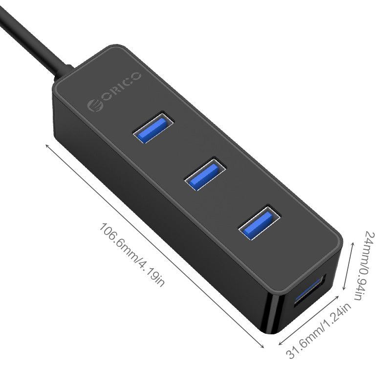 ORICO 4-Port USB 3.0 Hub (Black) (W5PH4-U3-V1) - DataBlitz