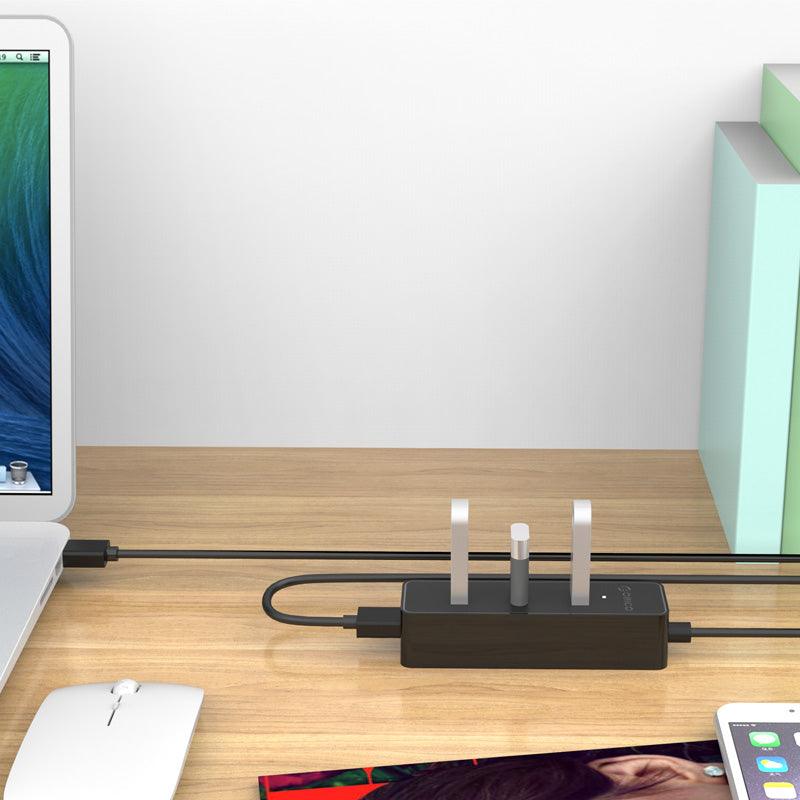 ORICO 4-Port USB 3.0 Hub (Black) (W5PH4-U3-V1) - DataBlitz