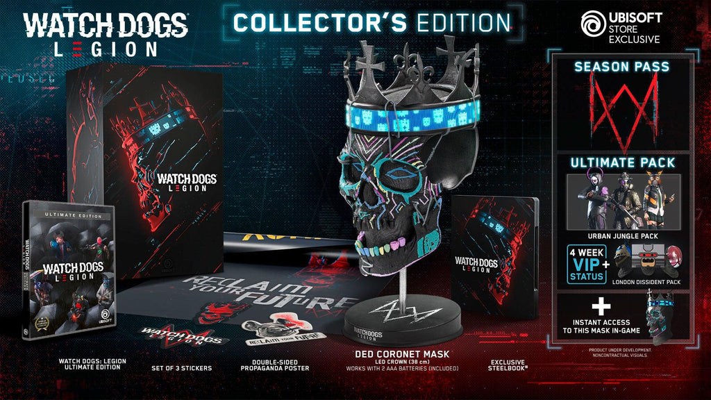 PS4 WATCH DOGS LEGION COLLECTORS EDITION REG.3
