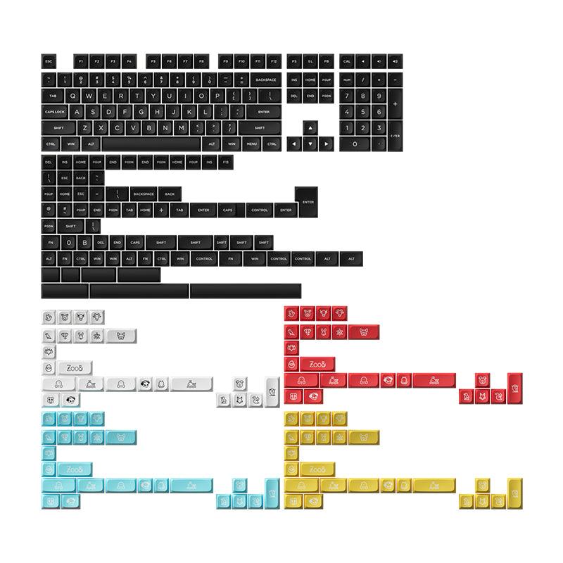 AKKO WOB Building Blocks PBT Keycaps Set MDA 282 Keys - DataBlitz