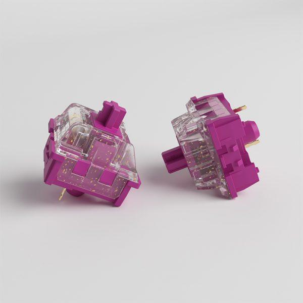 AKKO CS Mechanical Switch Keyboard Replacement 45 pcs (Wine Red-Lubed) - DataBlitz