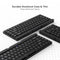 ROYAL KLUDGE RK925 DUAL-MODE FOLDABLE MECHANICAL KEYBOARD BLACK (RED SWITCH) - DataBlitz