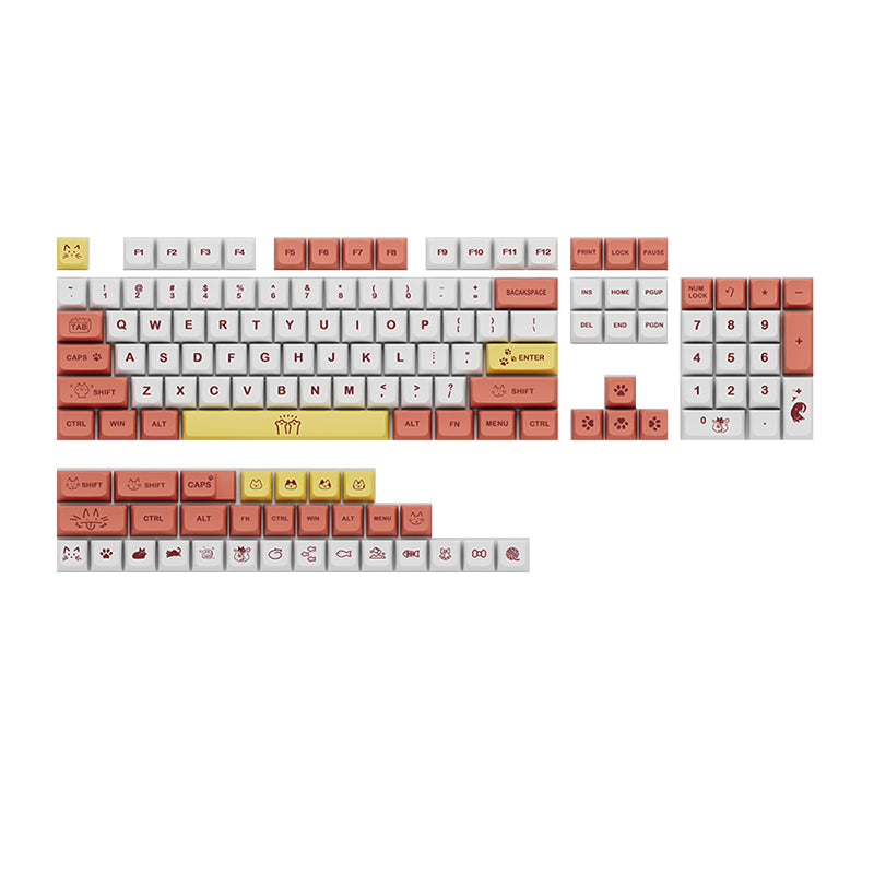 Royal Kludge PBT Keycaps 134 Keys XDA-105