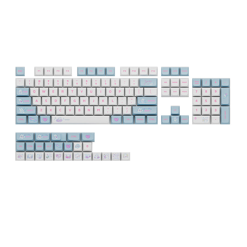 Royal Kludge PBT Keycaps 129 Keys XDA-106