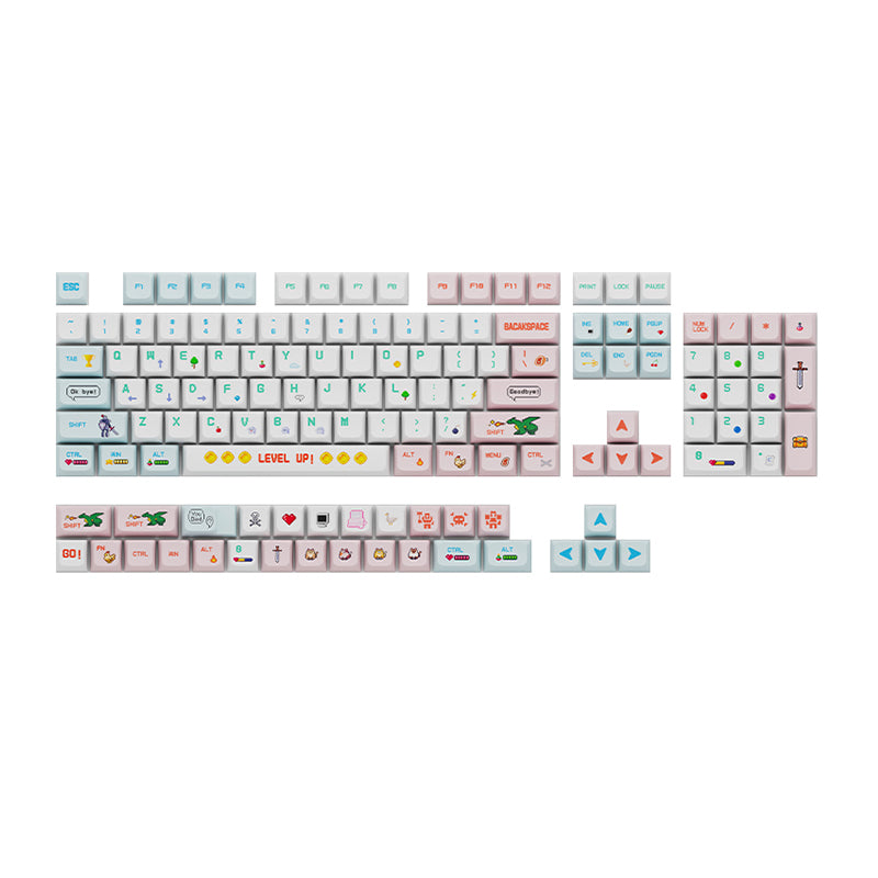 Royal Kludge PBT Keycaps 132 Keys XDA-108