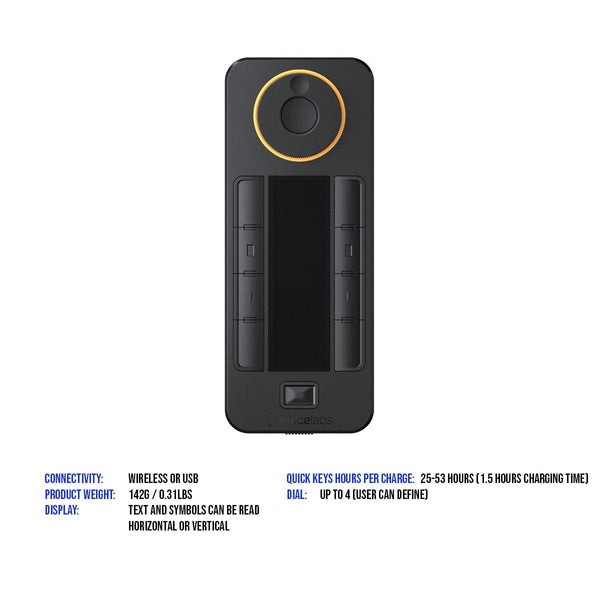 DataBlitz - Xencelabs Quick Keys (Carbon Black)