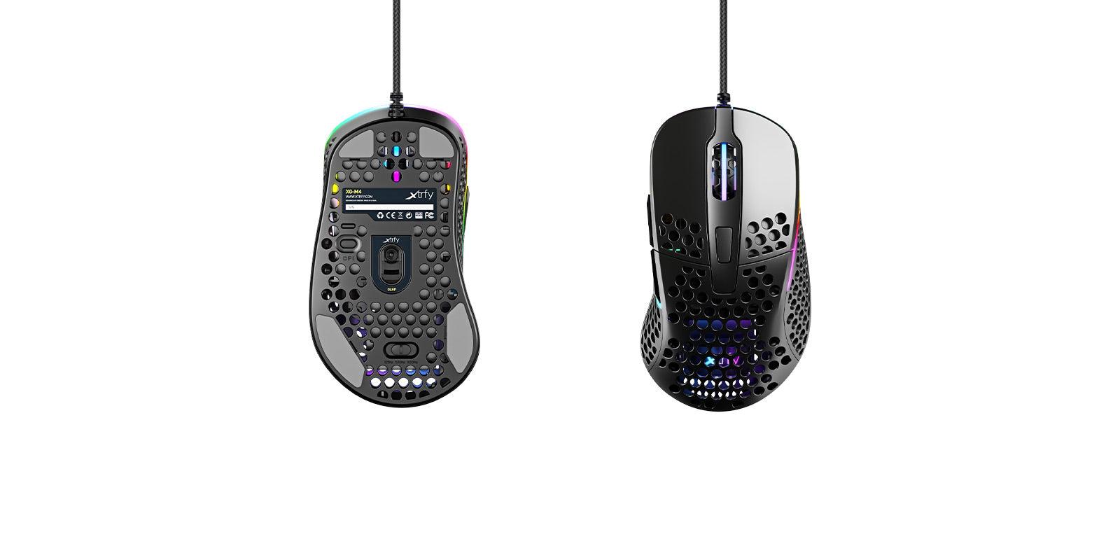 XTRFY M4 RGB ULTRA LIGHT GAMING MOUSE (BLACK) - DataBlitz