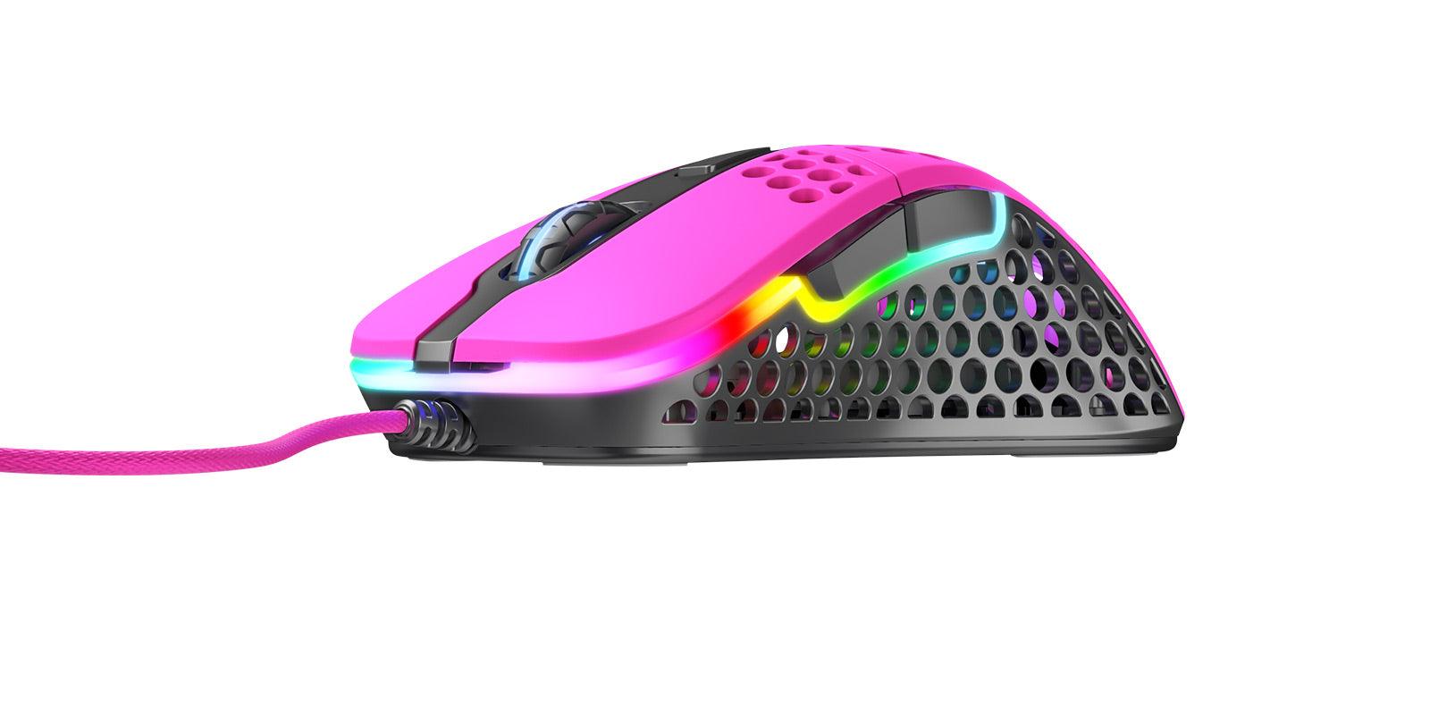 XTRFY M4 RGB ULTRA LIGHT GAMING MOUSE (PINK) - DataBlitz