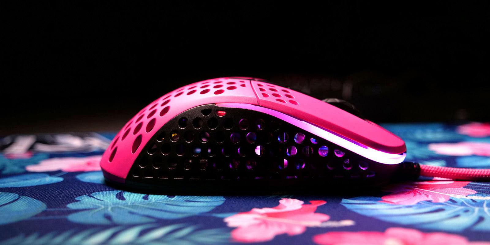 XTRFY M4 RGB ULTRA LIGHT GAMING MOUSE (PINK) - DataBlitz