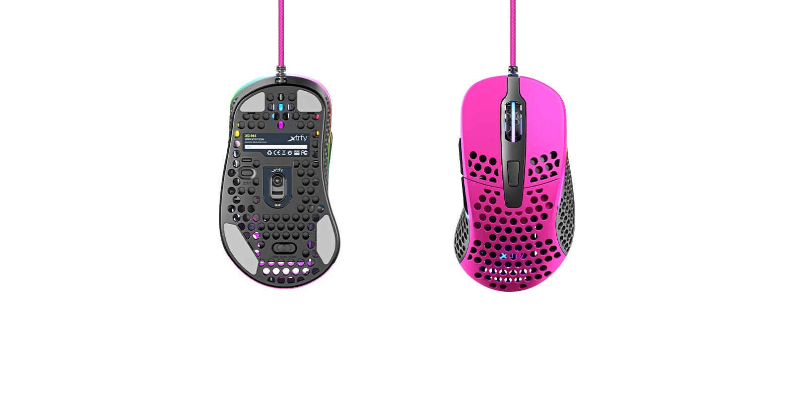 XTRFY M4 RGB ULTRA LIGHT GAMING MOUSE (PINK) - DataBlitz
