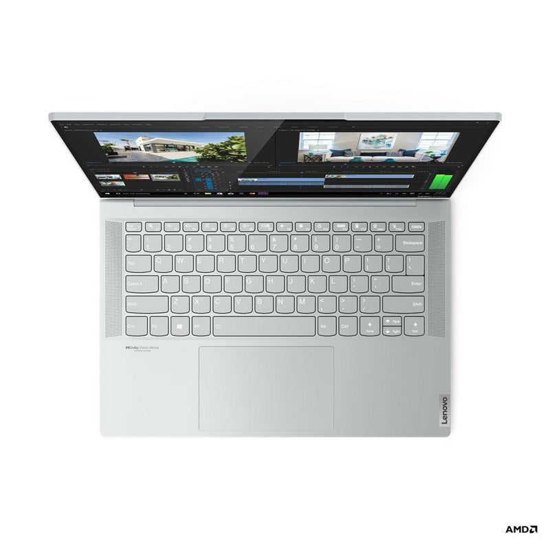 Lenovo Yoga Slim 7 Carbon 14ACN6 82L00026PH Laptop (Cloud Grey) | 14" 2.8K OLED | Ryzen 7 5800U | 16GB RAM | 512GB SSD | AMD Radeon Graphics | Windows 11 Home | MS Office H&S 2021 | Lenovo Casual Backpack B210 - DataBlitz