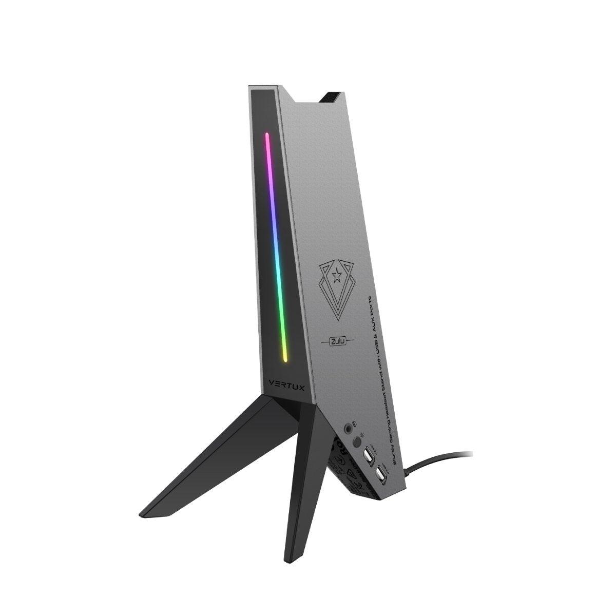 VERTUX ZULU 4-IN-1 INTEGRATED GAMING HEADSET STAND BLACK - DataBlitz