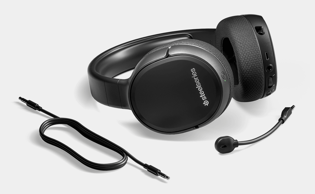 STEELSERIES ARCTIS 1 WIRELESS GAMING HEADSET (BLACK) (XBOX SERIES X/S/XBOX ONE/PS5/PS4 /PC/SWITCH/ANDROID) (PN61502) - DataBlitz
