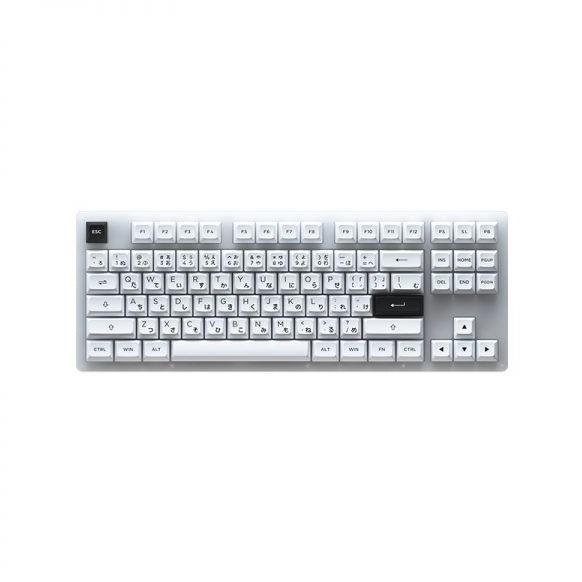 AKKO ACR87 COMBO RGB HOT-SWAPPABLE ACRYLIC MECHANICAL KEYBOARD BLACK ON WHITE (JELLY WHITE SWITCH) - DataBlitz