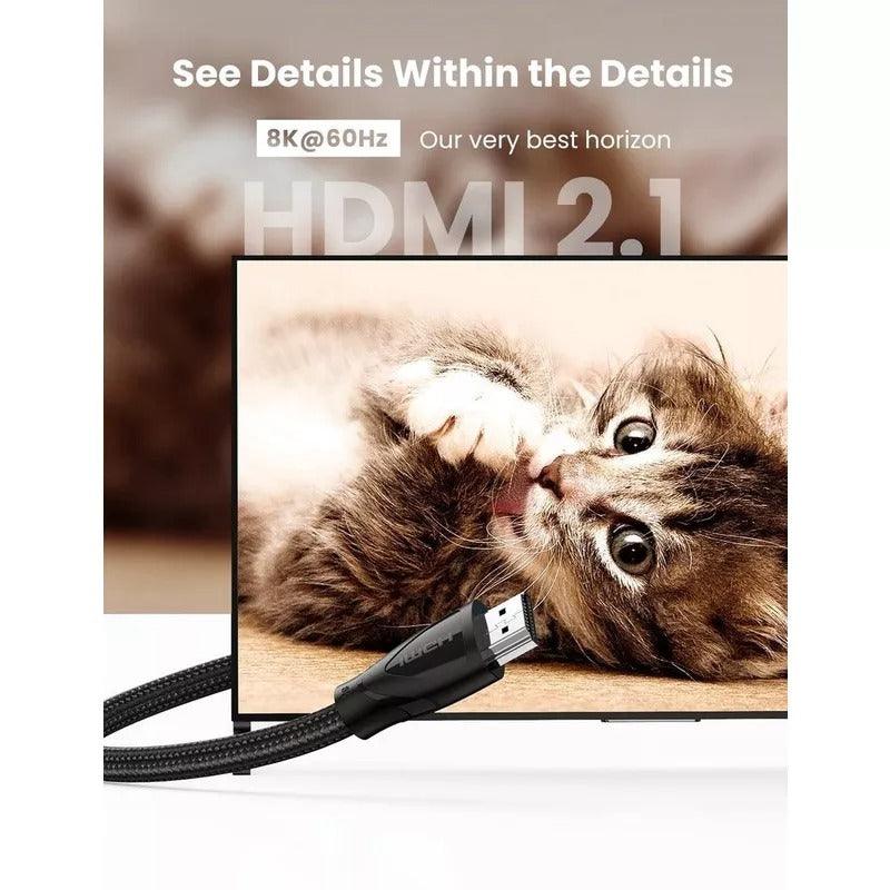 UGREEN HDMI 2.1 Male To Male Cable 1m (Black) (HD140/80401) - DataBlitz