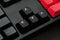 TAIHAO RUBBER DOUBLE SHOT BACKLIT GAMING KEYCAPS SET FOR CHERRY MX SWITCH TYPE (18-KEYS) (BLACK) - DataBlitz