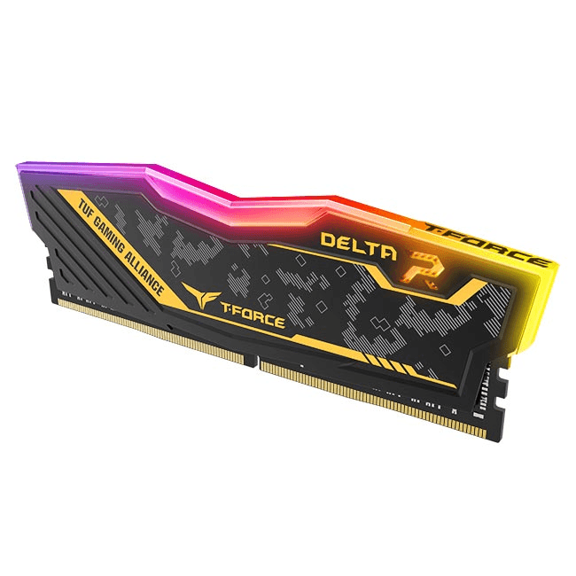 Teamgroup T-Force Delta TUF Gaming Alliance RGB 16GB DDR4 3200MHZ Memory (TF9D416G3200HC16CDC01) - DataBlitz