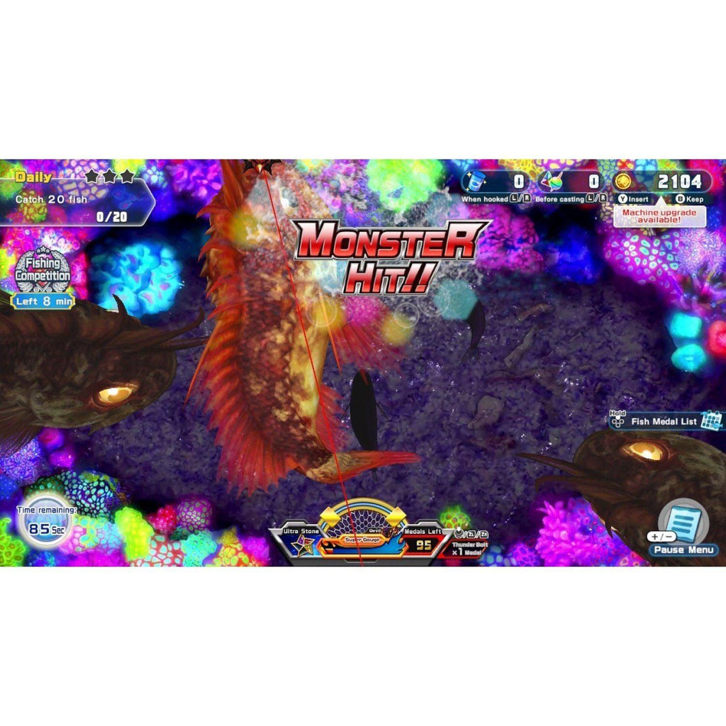 Nintendo Switch Ace Angler Fishing Spirits Rod Controller Bundled ...