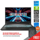 GIGABYTE G5 MD-51S1123SH GAMING LAPTOP (BLACK) | 15.6" FHD | i5-11400H | 16GB DDR4  | 512GB SSD | GTX 3050 TI | WIN10 + PR-CITYPACK-BP-BLACK NOTEBOOK BACKPACK - DataBlitz