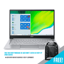 ACER SWIFT 3 SF314-42-R6Y1 14" LAPTOP (PURE SILVER) + ACER ENTRY RUN RATE BACKPACK E-1620-P (LZBPKM6B12) - DataBlitz