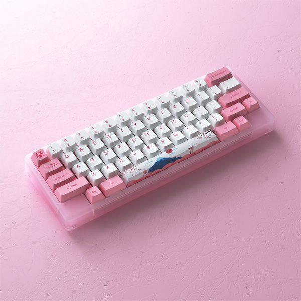 AKKO ACR59 COMBO RGB (SMD LED & UNDERGLOW) HOT-SWAPPABLE ACRYLIC MECHANICAL KEYBOARD WORLD TOUR TOKYO (JELLY PINK SWITCHES) - DataBlitz