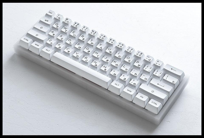 AKKO ACR61 COMBO RGB HOT-SWAPPABLE ACRYLIC MECHANICAL KEYBOARD BLACK ON WHITE (JELLY WHITE SWITCH) - DataBlitz