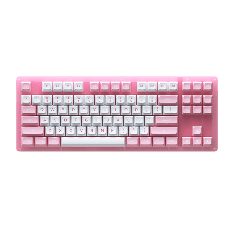 AKKO ACR87 COMBO RGB HOT-SWAPPABLE ACRYLIC MECHANICAL KEYBOARD PRUNUS LANNESIANA (JELLY PINK) - DataBlitz