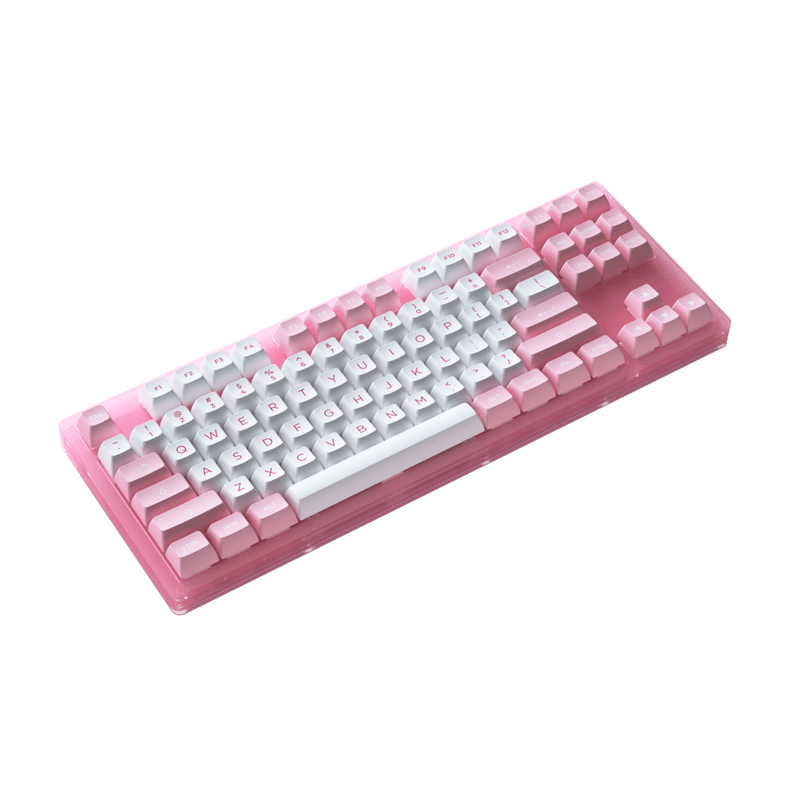 AKKO ACR87 COMBO RGB HOT-SWAPPABLE ACRYLIC MECHANICAL KEYBOARD PRUNUS LANNESIANA (JELLY PINK) - DataBlitz