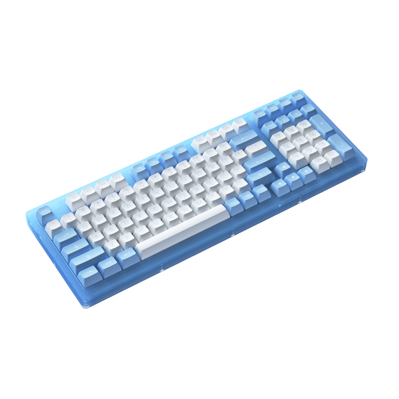 AKKO ACR98 COMBO RGB HOT-SWAPPABLE ACRYLIC MECHANICAL KEYBOARD DOLL OF THE PRINCESS (JELLY BLUE SWITCH) - DataBlitz