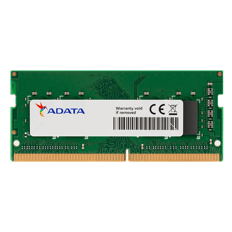 ADATA 8GB DDR4 3200MHZ PC4-25600 SO-DIMM MEMORY AD4S320038G22-SGN - DataBlitz