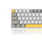 REDRAGON LAKSHMI K606 DETACHABLE WIRE MECHANICAL KEYBOARD (YELLOW WHITE GREY) DUST-PROOF BROWN SWITCH - DataBlitz
