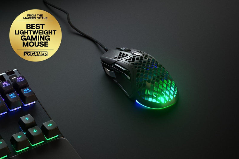 STEELSERIES Aerox 5 Ultralight Multi-Genre Gaming Mouse (Black) (PN62401) - DataBlitz