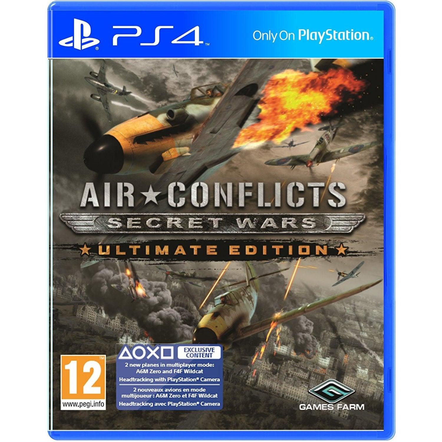 Jeux PS4 Air Conflicts Secret Wars Ultimate Edition - État comme neuf - Jeux vidéo Jeux PS4 Air Conflicts Secret Wars Ultimate Edition - État comme neuf - Jeux vidéo