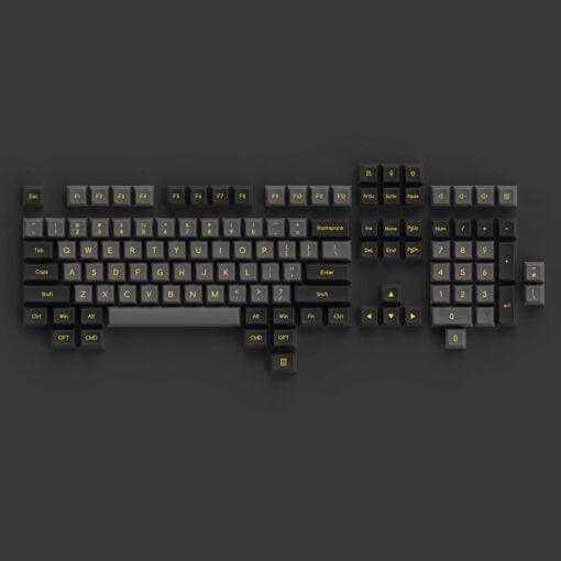 AKKO Black & Gold Keycaps Set ABS SAL 195 Keys - DataBlitz