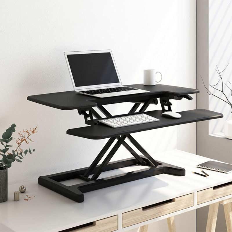 FLEXISPOT STANDING DESK CONVERTER 35-INCHES (M6M-BLACK) - DataBlitz