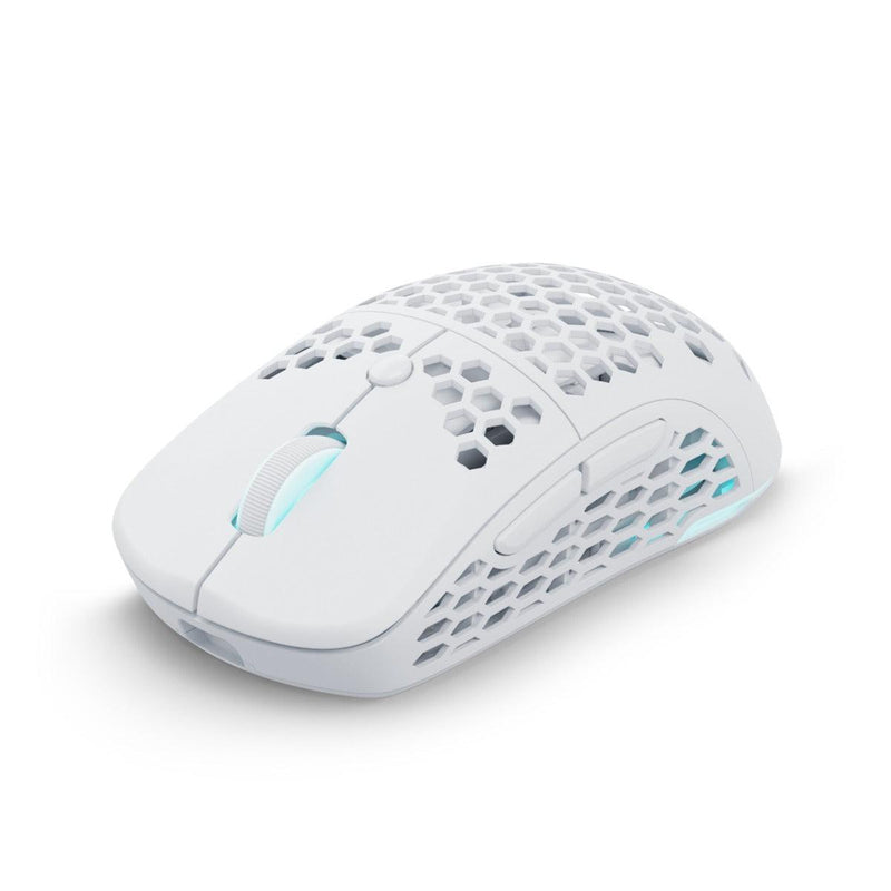PWNAGE Ultra Custom Ambi RGB Wireless Gaming Mouse Honeycomb Sides (White) (UC-A-H-W) - DataBlitz