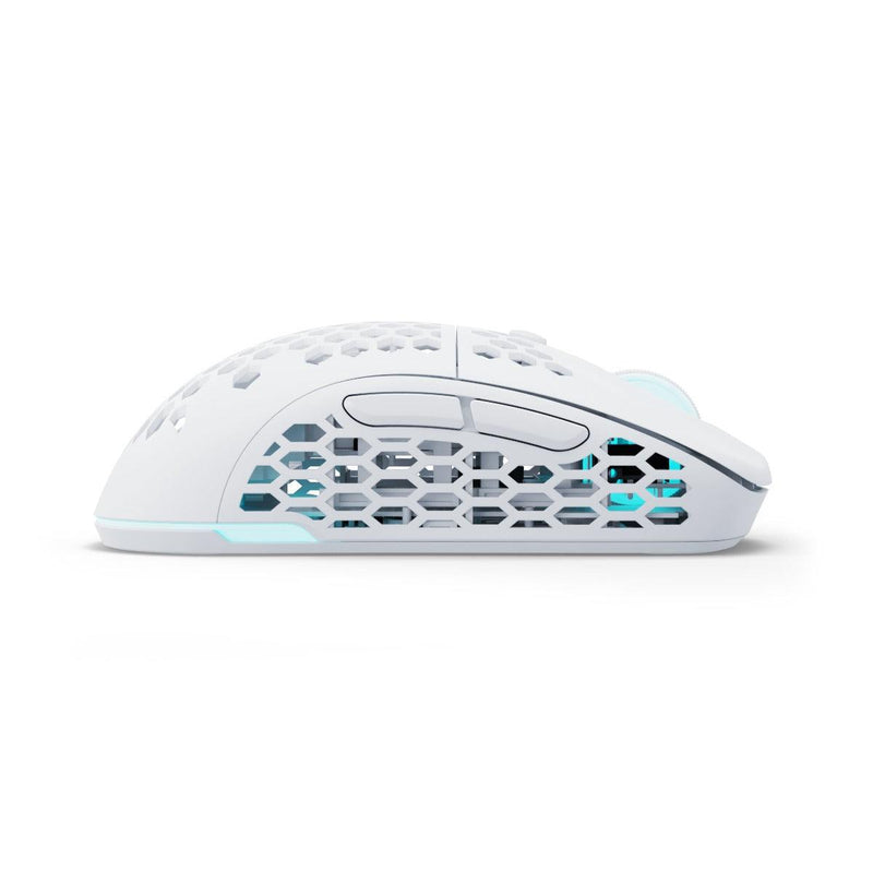 PWNAGE Ultra Custom Ambi RGB Wireless Gaming Mouse Honeycomb Sides (White) (UC-A-H-W) - DataBlitz