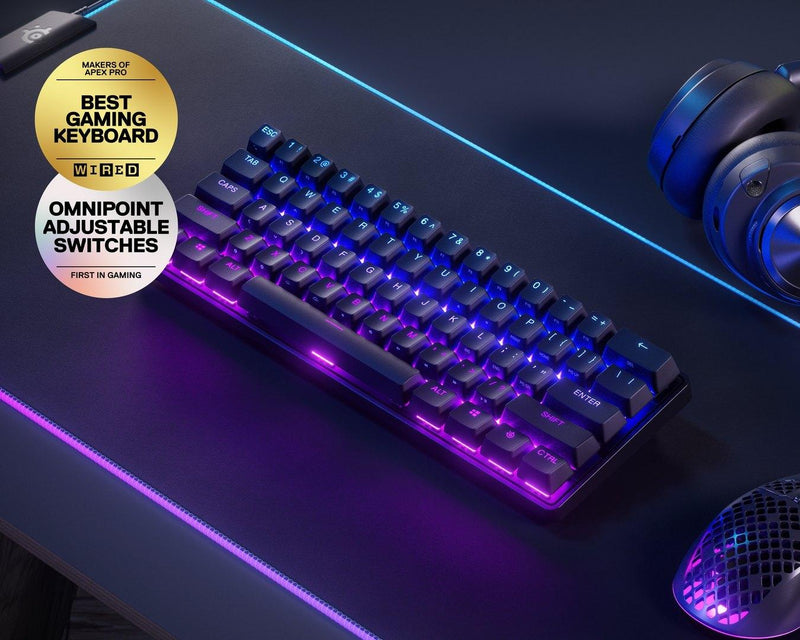STEELSERIES Apex Pro Mini Wireless Mechanical Gaming Keyboard (PN64842) - DataBlitz