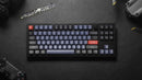 Keychron Q3 QMK Custom Mechanical Fully Assembled Carbon Black Knob Wired Keyboard (Red Switch) (Q3M1) - DataBlitz