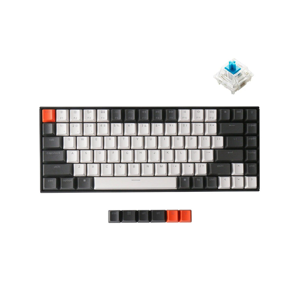 Keychron K2 V2 84-Key Hot-Swappable RGB Backlight Aluminum Wireless
