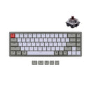 Keychron K6 Non-Backlight Aluminum Wireless Mechanical Keyboard (Gateron Brown Switch) (K6L3)