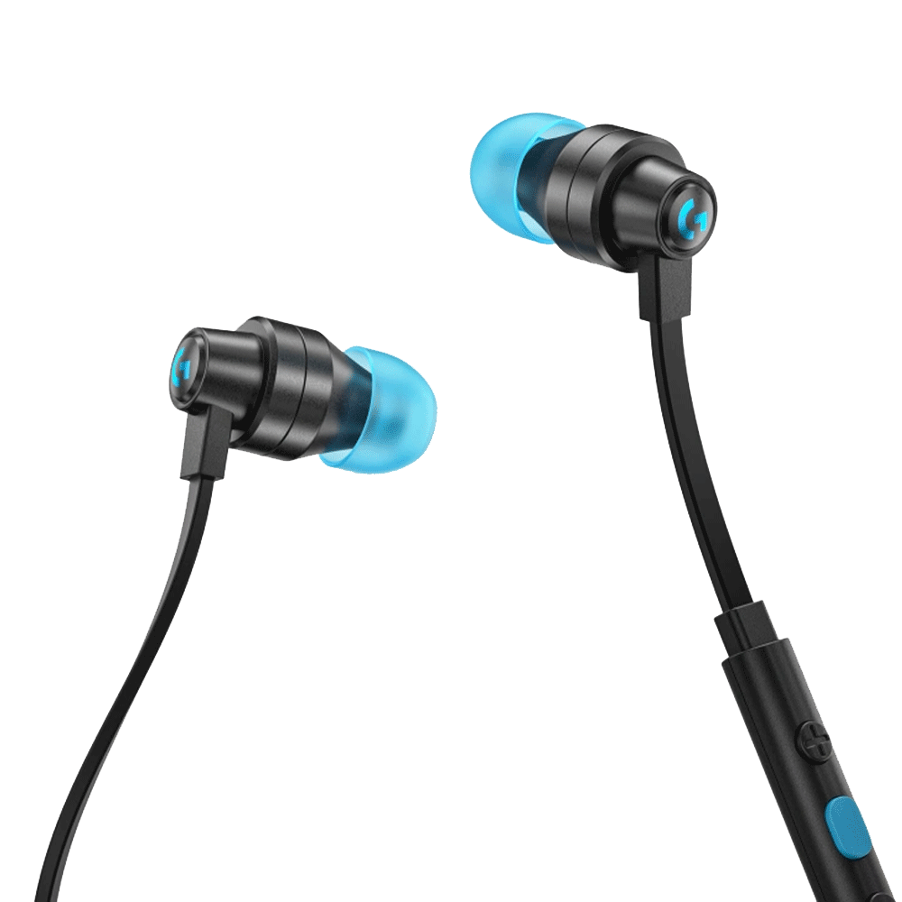 LOGITECH G333 GAMING EARPHONES WITH MIC (BLACK) - DataBlitz