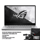 ASUS ROG ZEPHYRUS G14 GA401QM-K2285T | 14" WQHD | RYZEN™ 9 5900HS | 8GB DDR4 | 512GB SSD | RTX 3060 | WIN10 + EXTERNAL CAMERA + IMPACT GAMING MOUSE + 100W AC ADAPTER + SLEEVE - DataBlitz