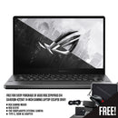 ASUS ROG ZEPHYRUS G14 GA401QM-K2284T GAMING LAPTOP | 14" WQHD | RYZEN™ 9 | 8GB DDR4 | 512GB SSD | RTX 3060 | WIN10 + ROG SLEEVE + ROG GAMING MOUSE - DataBlitz