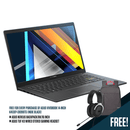 ASUS VIVOBOOK K413EP-EB098TS 14" LAPTOP (INDIE BLACK) + ASUS NEREUS BACKPACK/BK/16 INCH + ASUS TUF H3 WIRED STEREO GAMING HEADSET - DataBlitz